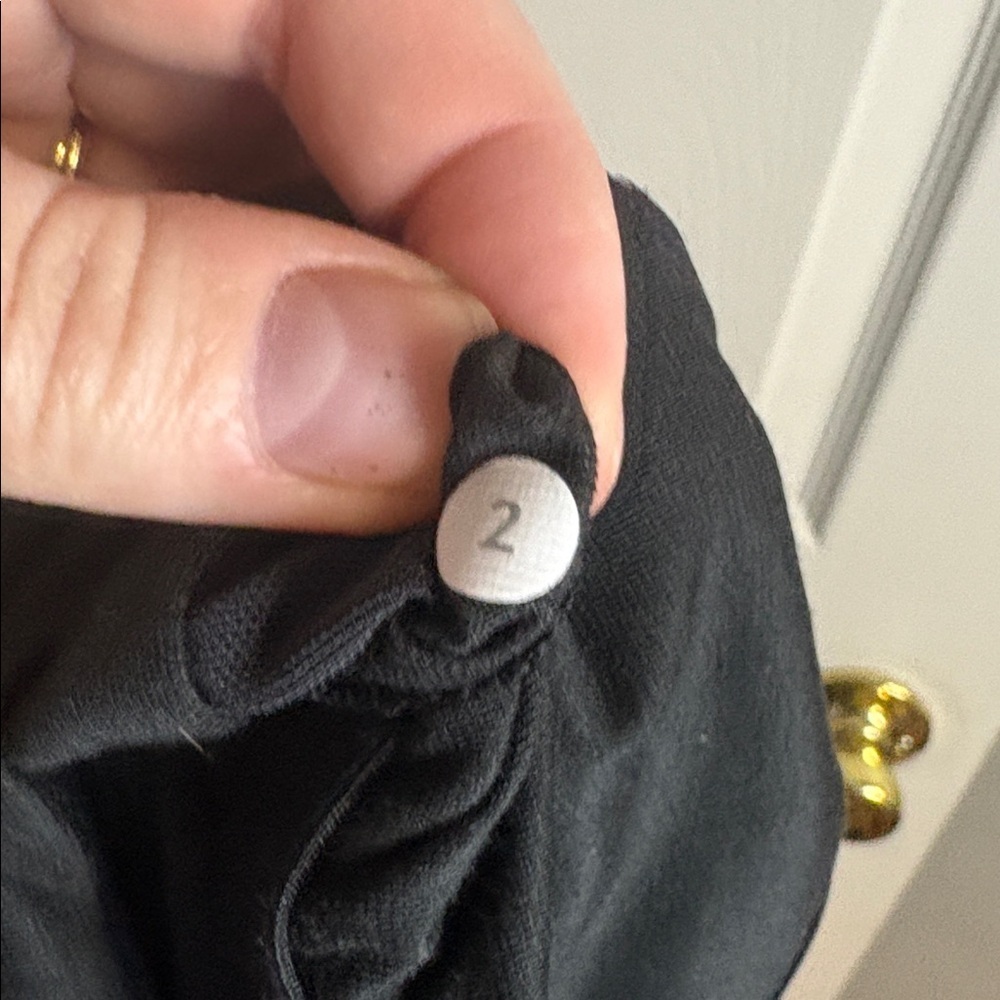 Lululemon Ace Tank in Black with Strappy Cross Back | Size 2 | Yoga Athleisure - Picture 9 of 9